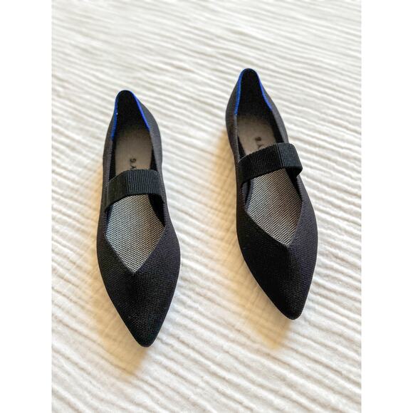 Rothy’s Black Mary Jane The Point Flats - Picture 4 of 7